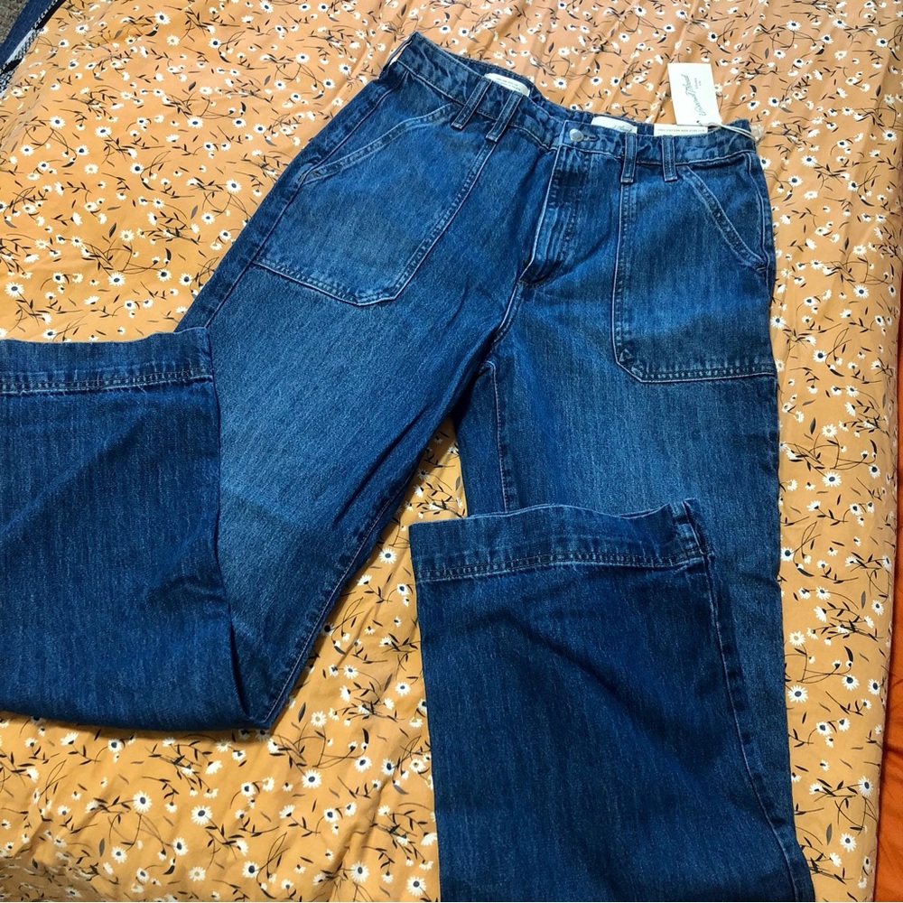 Wide leg jeans